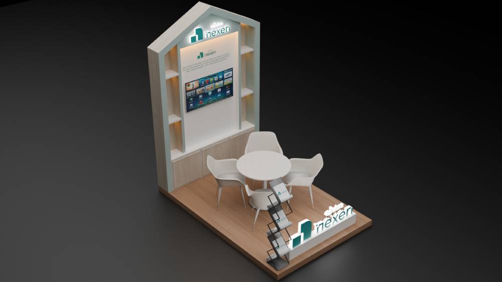 portfolio booth pameran nexen